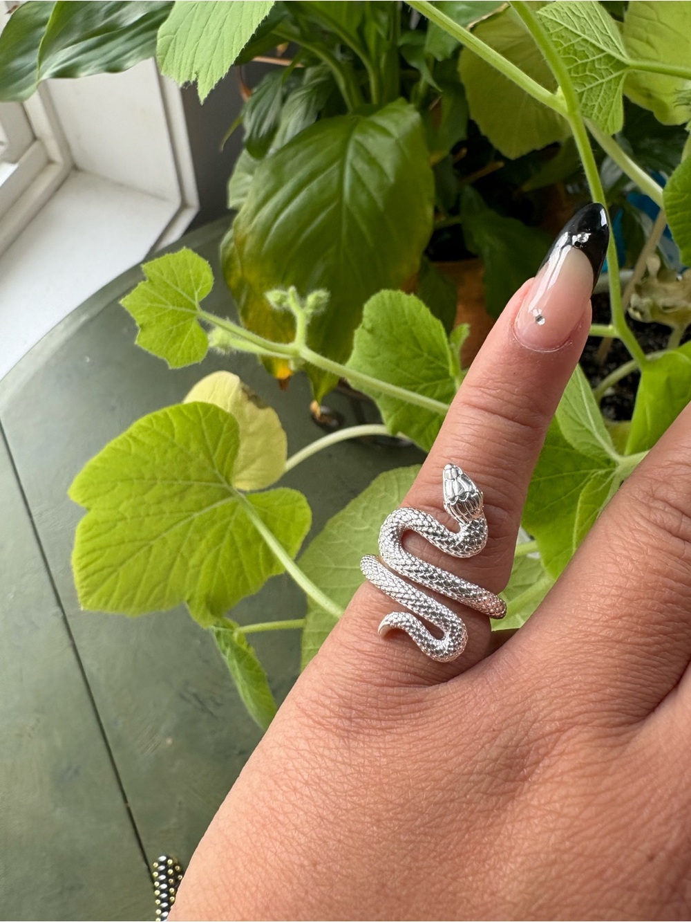 Sterling Silver Snake Wrap Ring
